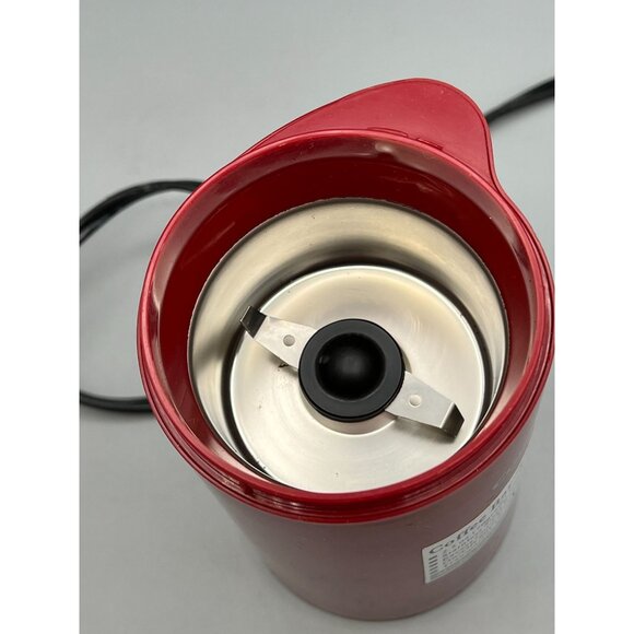Cuisinart Coffee Bar Coffee Grinder Red Model DCG-20NR Stainless Blades & Bowl - Picture 2 of 13